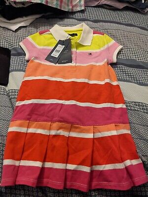 Girls Tommy Hilfiger Stripy Summer Dress (Age 2)
