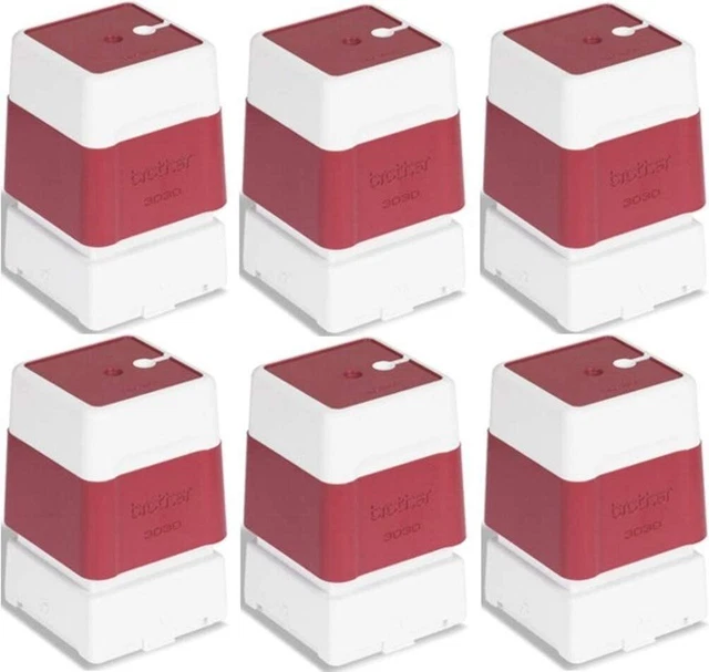 Brother PR3030R6P Self-Inking Stamps For use with SC-2000 and SC-2000USB, 6 Pack