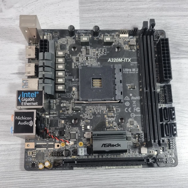 ASROCK A320M-ITX MOTHERBOARD DDR4 ULTRA M.2 £47.48 - PicClick UK