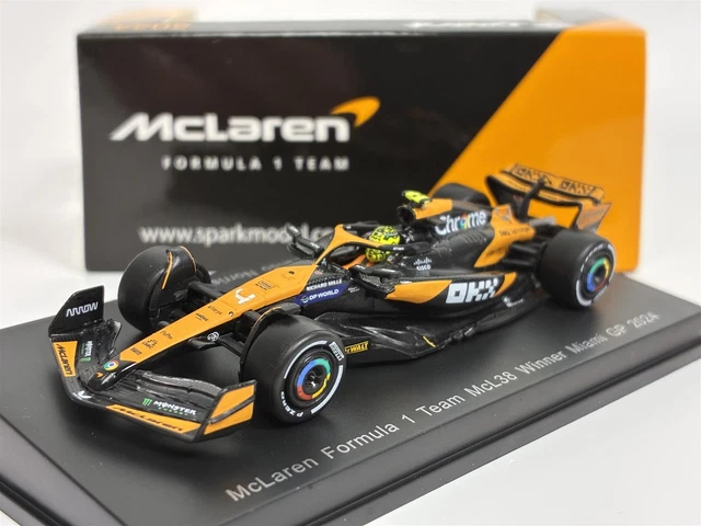 McLaren F1 Team MCL38 – MIAMI GP 2024 - Lando Norris 1/18 Solido : King Jouet Suisse, Les autres véhicules Solido