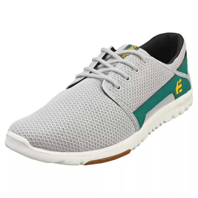 Etnies Scout Mens Grey Green Casual Trainers - 7 UK