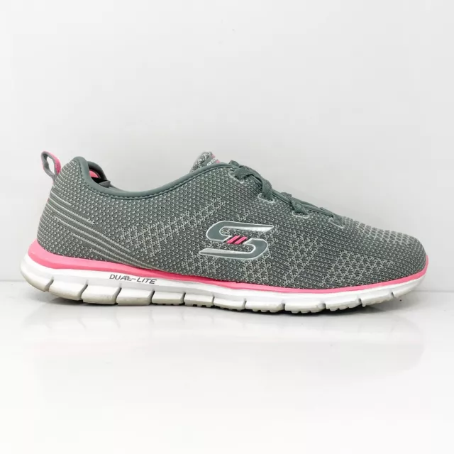 Skechers Womens Glider 22880 Green Running Shoes Sneakers Size 8.5