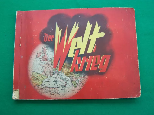 Deutscher Weltkrieg 1937 Zigarettenkartenalbum Von Bilderdienst Dresden