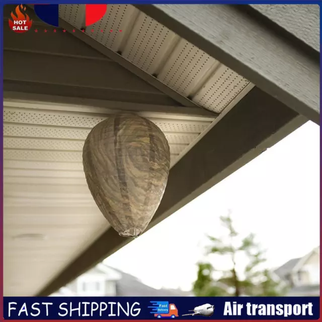11x8.7 inch Eco Friendly Hanging Wasp Deterrent Non-Toxic Hornet Wasp Nest Decoy