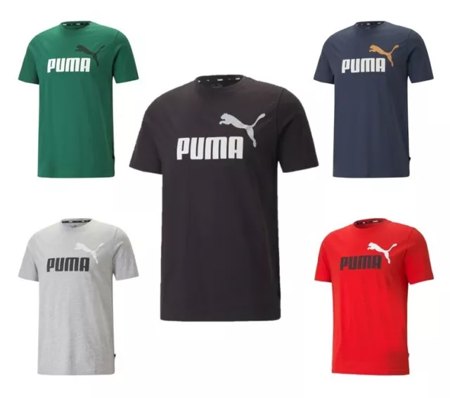 Puma Herren T-Shirt ESS+ 2 Col LOGO Tee Größe S bis XXL Farbwahl NEU
