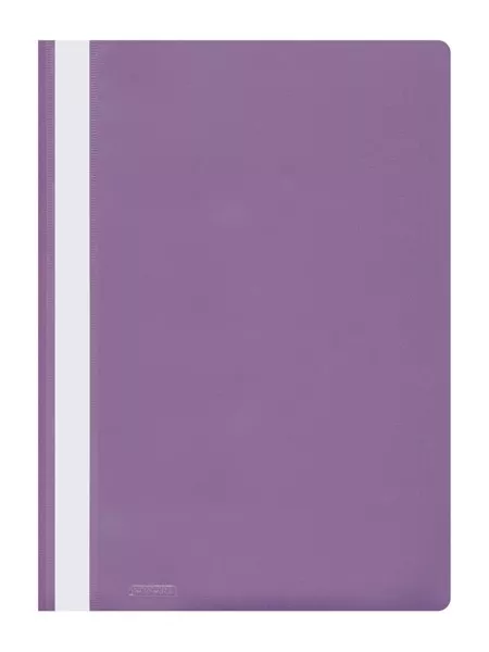 25 Schnellhefter PP Kunststoff Hefter dunkel violett