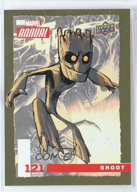 2016 Upper Deck Marvel Annual Gold Groot SP #121 b7b