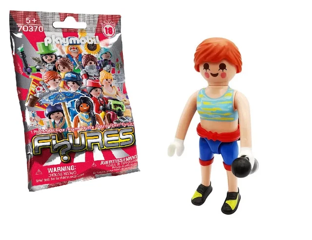 Playmobil 70370 Série 18 : Figurine Trainer / Coureur Avec Avion Robot - Neuf Pour Collection