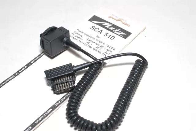 Metz Adapter SCA510 für Canon analog an Stabblitz 45CT5 60CT2 (neuwertig)