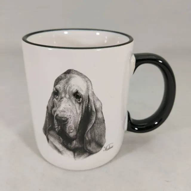Bloodhound Dog Ceramic Coffee Mug Cup Porcelain Rosalinde Basset Coon Hound