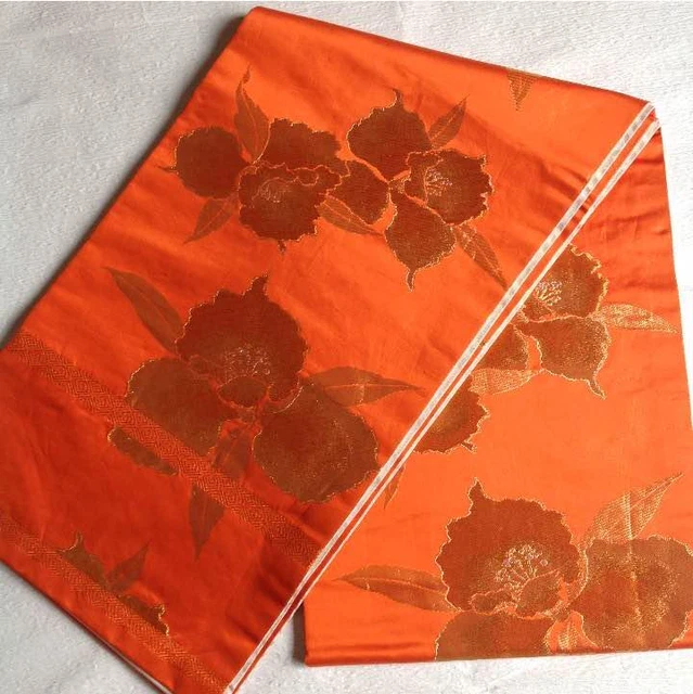 MARU OBI Japanese Kimono Coming-of-age ceremony furisode Antique Classic