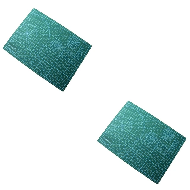 2 piezas Estera de corte PVC antideslizante profesional permanente para