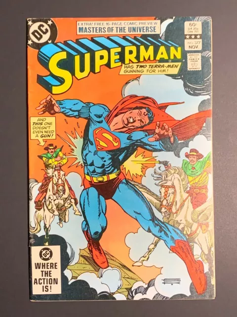 Superman #377 - Curt Swan art - Gil Kane cover - DC Comics - 1982