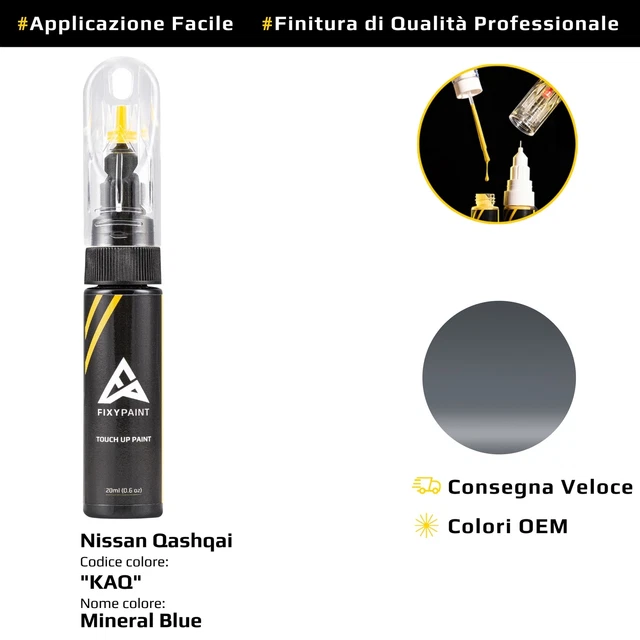 Vernice Di Ritocco Per Nissan Tutti I Modelli Cod: QAX Greenish - Foto 8