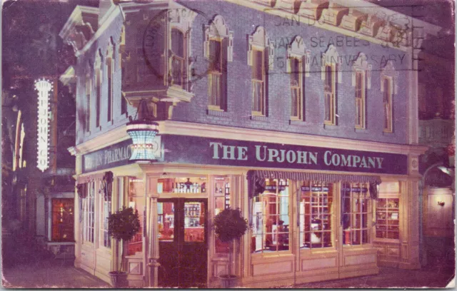 The Upjohn Company Drugstore Disneyland CA California c1967 Postcard D96