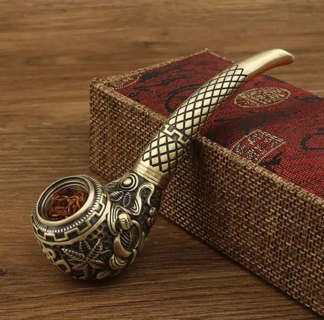 11cm Pure Copper Portable Filter Pipe is Suitable for Coarse Fine & Cut Tobacco