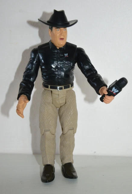 Figurine WWE Jakks Pacific – Jim Ross JR, édition 2001 (vintage Catch)