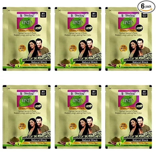 Sterling Naturals  Mehandi  Hair Care Powder– (Pack Of 4)  M1