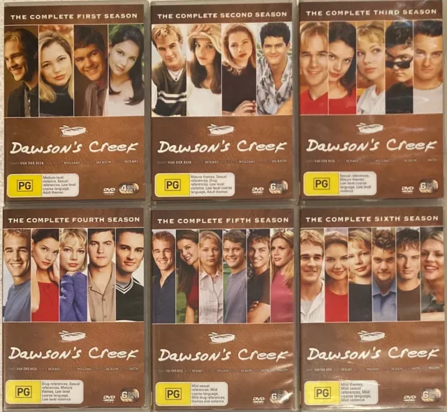 Dawson's Creek : Complete Collection Seasons 1 2 3 4 5 6 (DVD 2007, 34-Disc Set)
