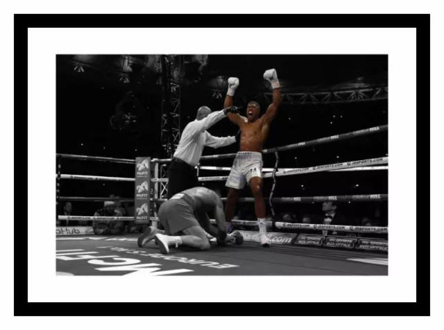 Anthony Joshua v Wladimir Klitschko Spot Colour Photo Memorabilia (SP199)