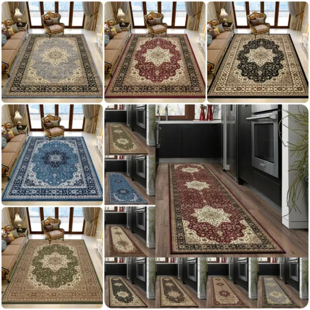 New Luxury Large Traditional Rugs for Bedroom Living Room Carpet Hallway Runner