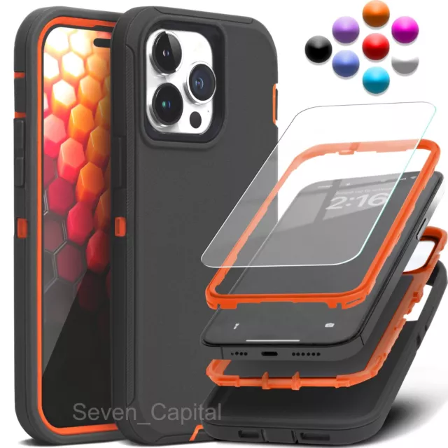 Shockproof Heavy Duty Case For iPhone 15 14 Plus 13 12 11 Pro Max Rugged Cover