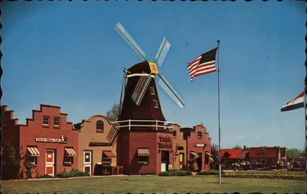 Holland,MI Dutch Village Ottawa,Allegan County Michigan Penrod Studio Postcard