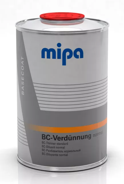 Mipa BC-Verdünnung, Basislack Verdünnung, Autolack. 1 Liter