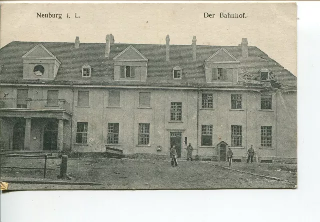 AK Neuburg Lothringen, Bahnhof 1917, Novéant-sur-Moselle, Frankreich