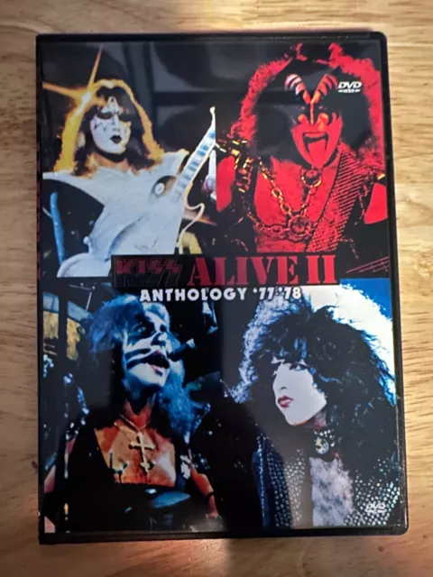 KISS - ALIVE II Anthology 1977 Live DVD Live Enhanced Edition Ace Frehley