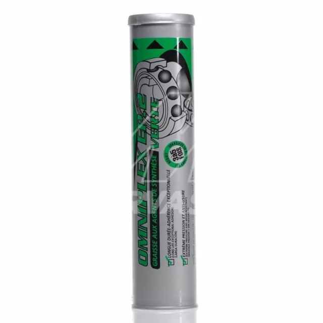 Cartouche Graisse Lithium VERTE Pour Pompe a Graisse - 400g