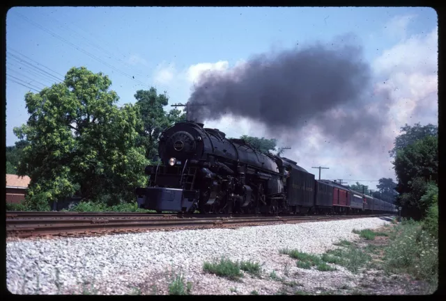 Original Rail Slide - NW Norfolk & Western 1218+ Ashtabula OH 8-1988