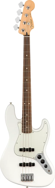 FENDER Player JAZZ BASS , Pau Ferro Fingerboard, Polar Blanc