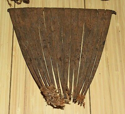 Kapiski Kirdi Tribe Cache Sexe Hand Forged Iron Clamshell Metal Apron Cameroon 2