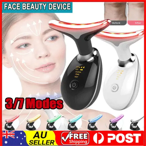 7 in One Red Light Therapy Anti Aging Face Massager Electric Face Lift Device JC