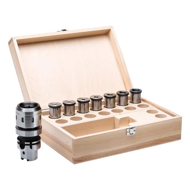 Hks Kraftspannfutter HSK63 din 69893 & Réductions Boîte en Bois