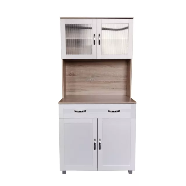 Küchenbuffet Blanca Küchenschrank Hochschrank HTI-Line