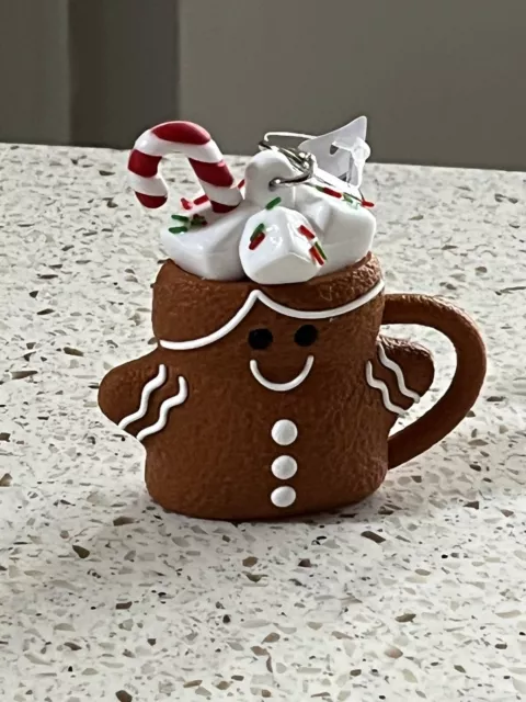 BATH & BODY WORKS Gingerbread Mug Pocket *Bac Holder & Keychain