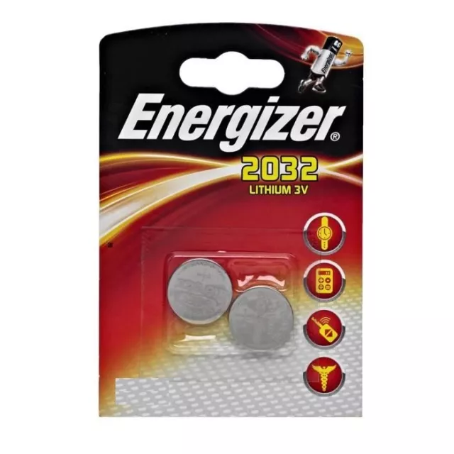 ENVOI SOUS SUIVI ENERGIZER  lot de 2  piles CR2032 3 volt  LITHIUM