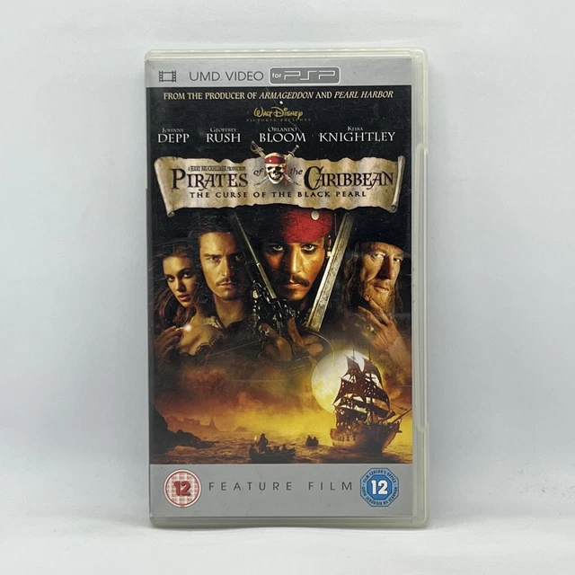 Pirates Of The Caribbean Black Pearl Curse PSP PlayStation UMD Video Region 2