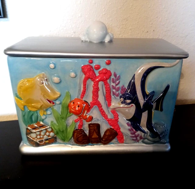 DISNEY/PIXAR FINDING NEMO bread box/cookie jar NEW 49.99 PicClick