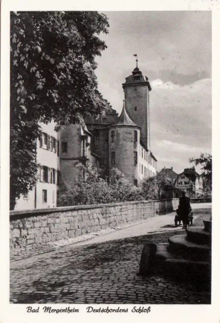 Bad Mergentheim, Deutschordens Schloß, gelaufen 1957