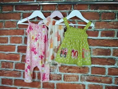 Girls Baby Bundle Age 3-6 Mths Next H&M Pretty Dress Romper Set Floral Spot 68Cm