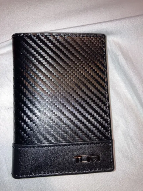 TUMI SLG Multi Window Wallet/ ID Card Case Carbon FAST SHIPPING 🔥🔥🔥