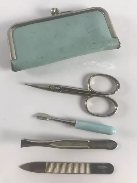 PERMA HONE Antique Glass Razor Blade Sharpener 1930's Made In Japan UNUSED  COND