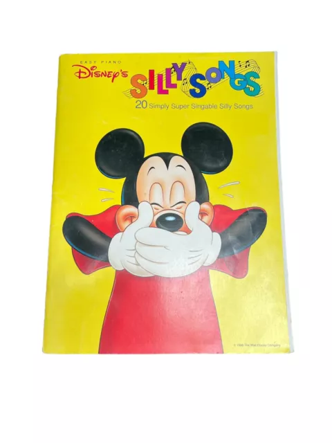 DISNEY’S SILLY SONGS Easy Piano Sheet Music 20 Super Simple Songs $24.