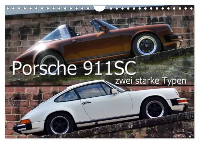 Porsche 911SC - zwei starke Typen (Wandkalender 2024 DIN A4 quer), CALVENDO...