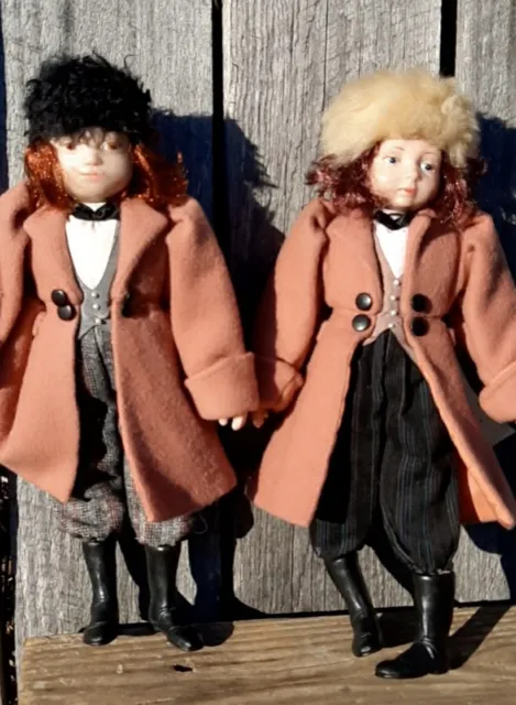 Artists Doll By Guy Luy Hubert  Ukrainian Boy Lot Of 2  They Are 14" Tall