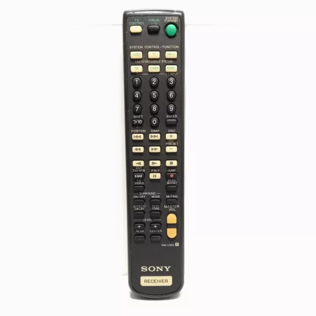 Genuine Sony OEM RM-U302 Receiver Remote for HTW700, STRSE481 or STRV200