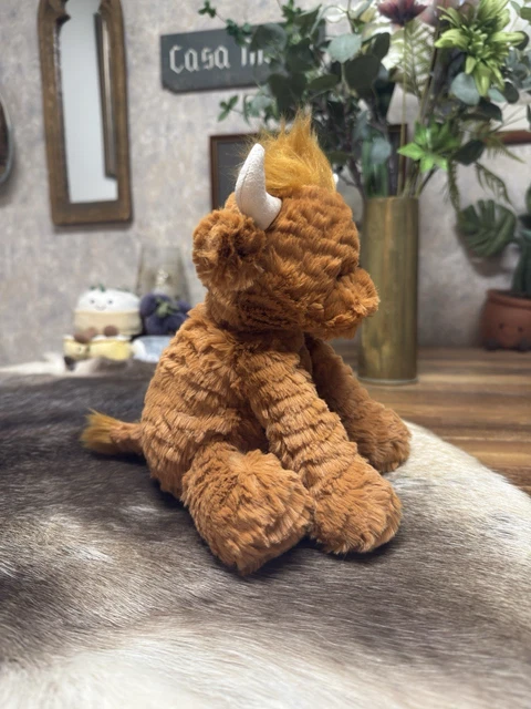 JELLYCAT FUDDLEWUDDLE HIGHLAND Cow Brown BNWT £29.82 - PicClick UK